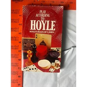 Vintage Play According to Hoyle Rules Guide Scrabble Poker Chess Paperback